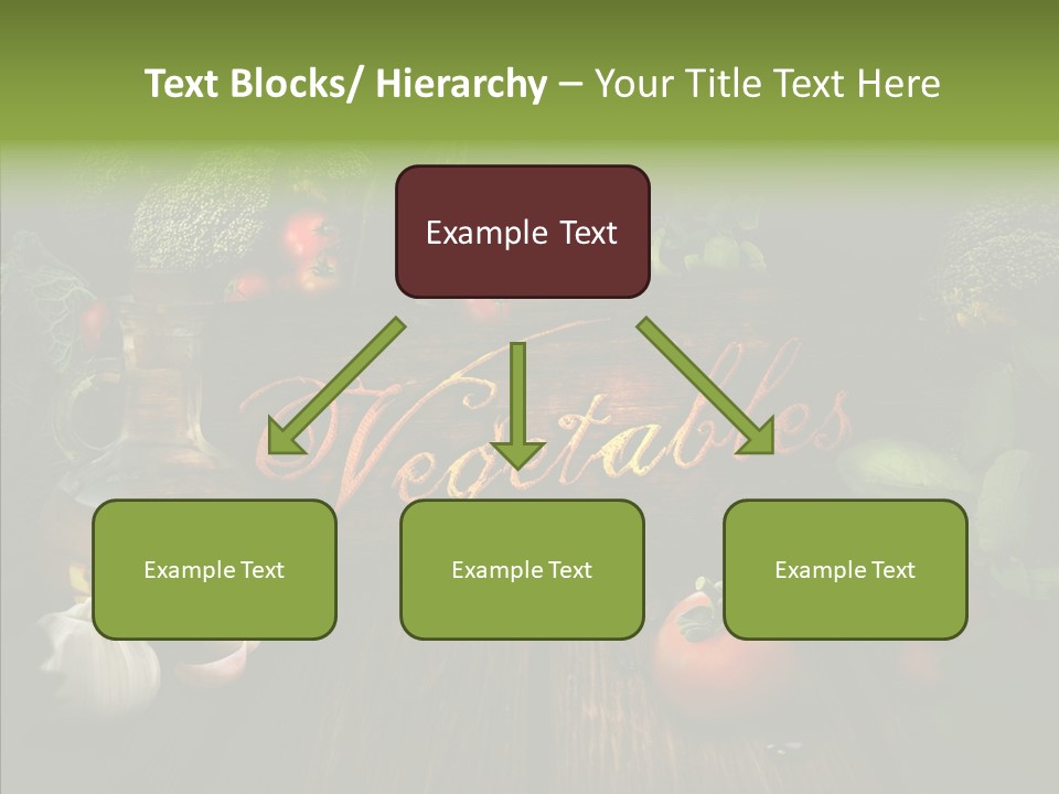 Vegetable Natural Collage PowerPoint Template