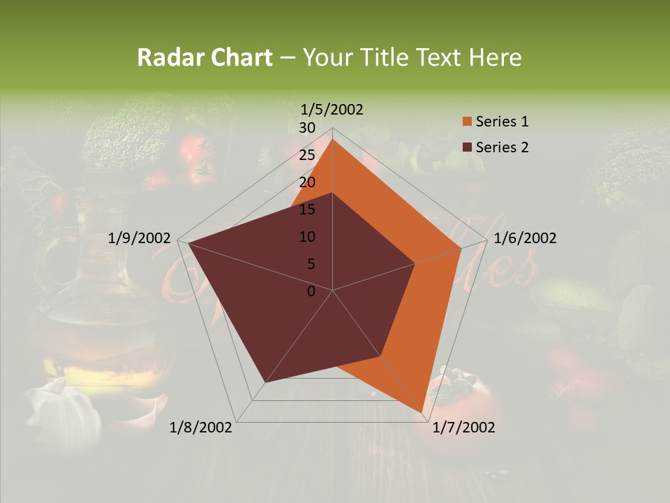 Vegetable Natural Collage PowerPoint Template