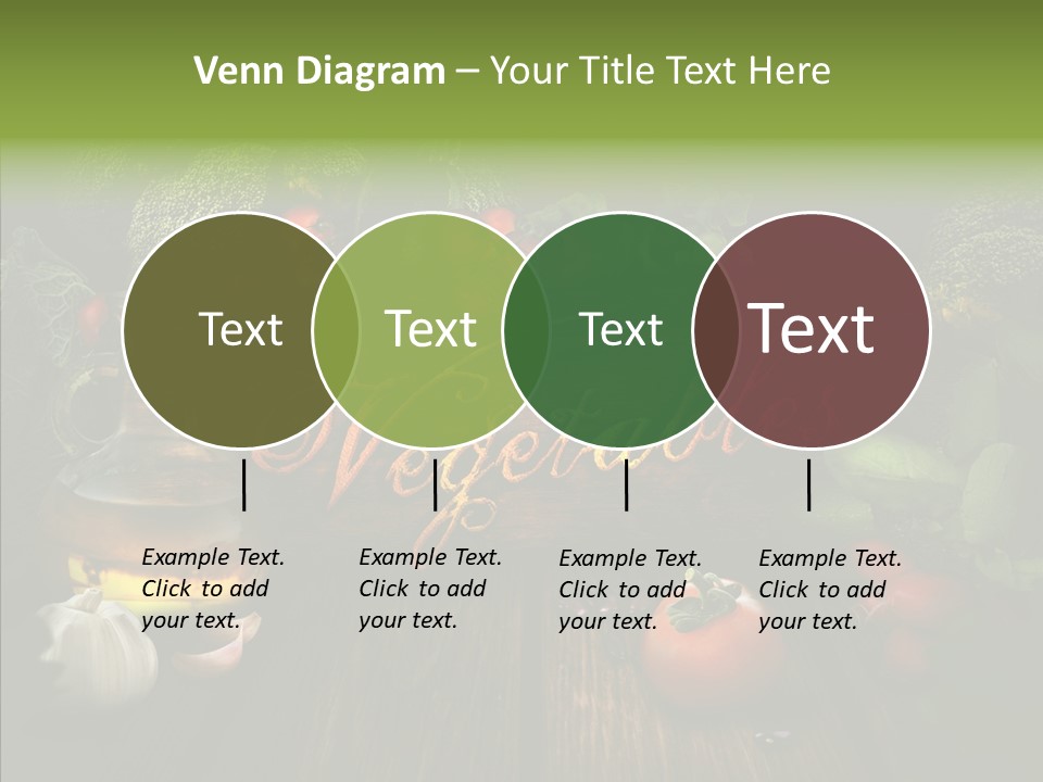 Vegetable Natural Collage PowerPoint Template