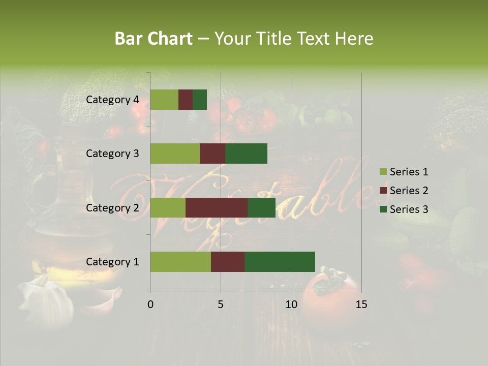 Vegetable Natural Collage PowerPoint Template