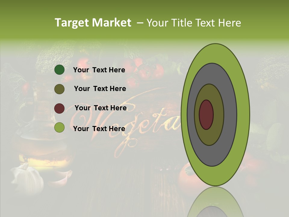 Vegetable Natural Collage PowerPoint Template