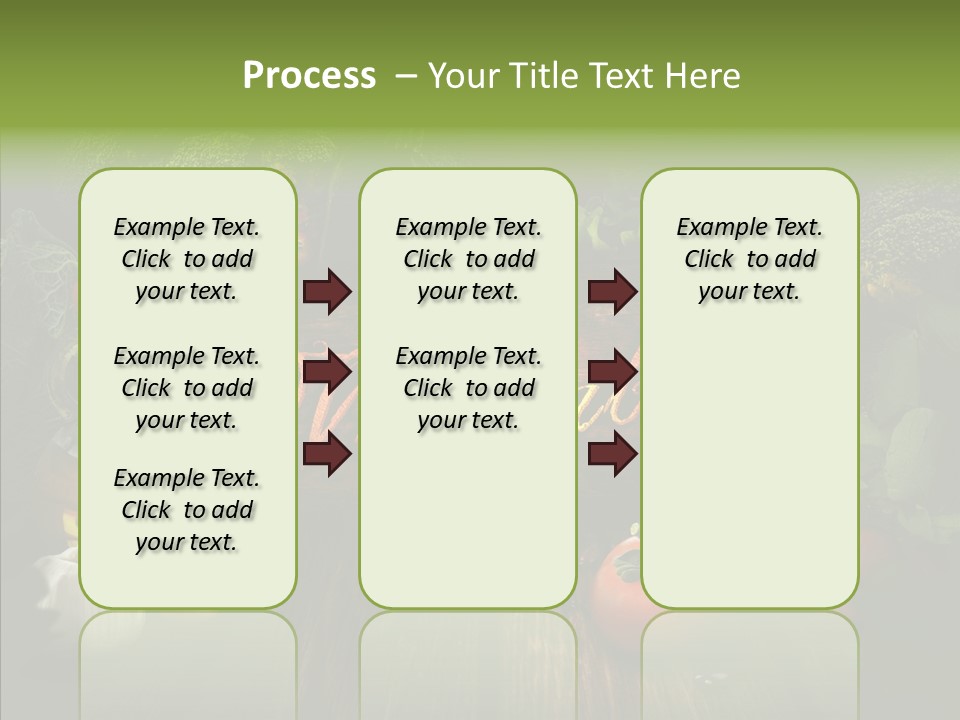 Vegetable Natural Collage PowerPoint Template