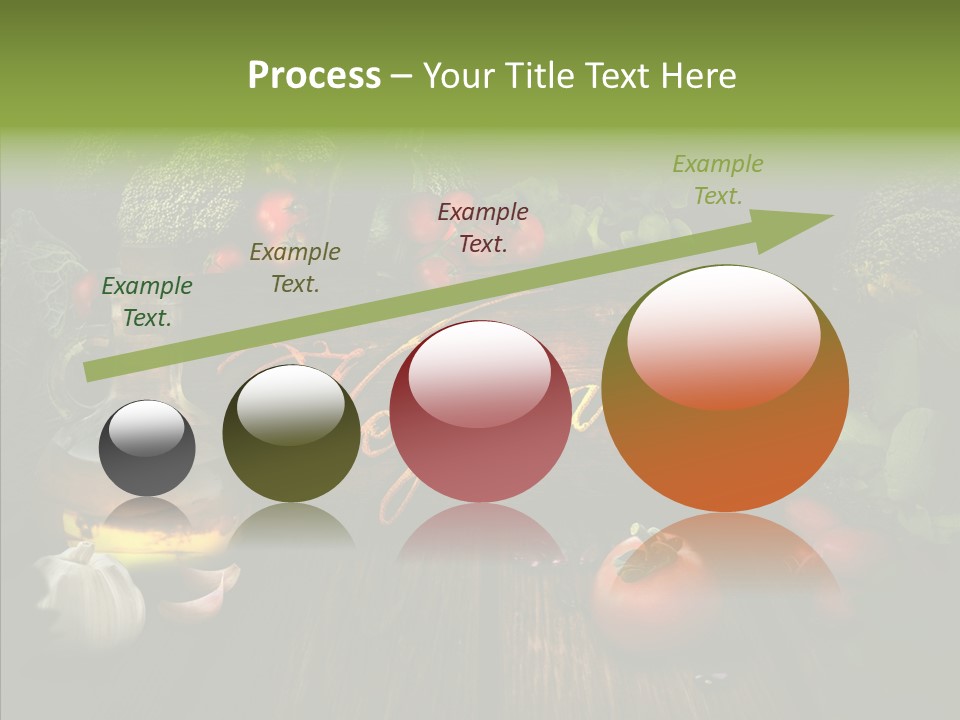 Vegetable Natural Collage PowerPoint Template