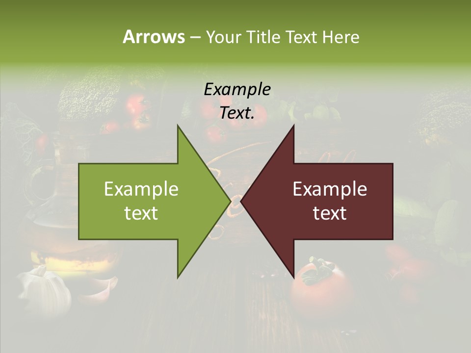 Vegetable Natural Collage PowerPoint Template