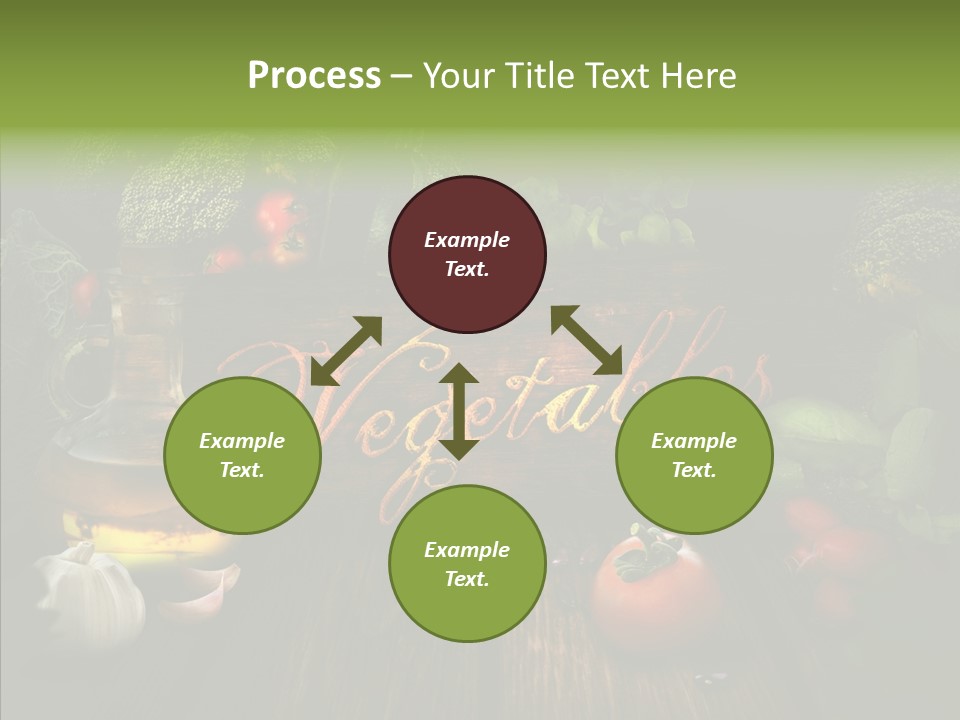 Vegetable Natural Collage PowerPoint Template