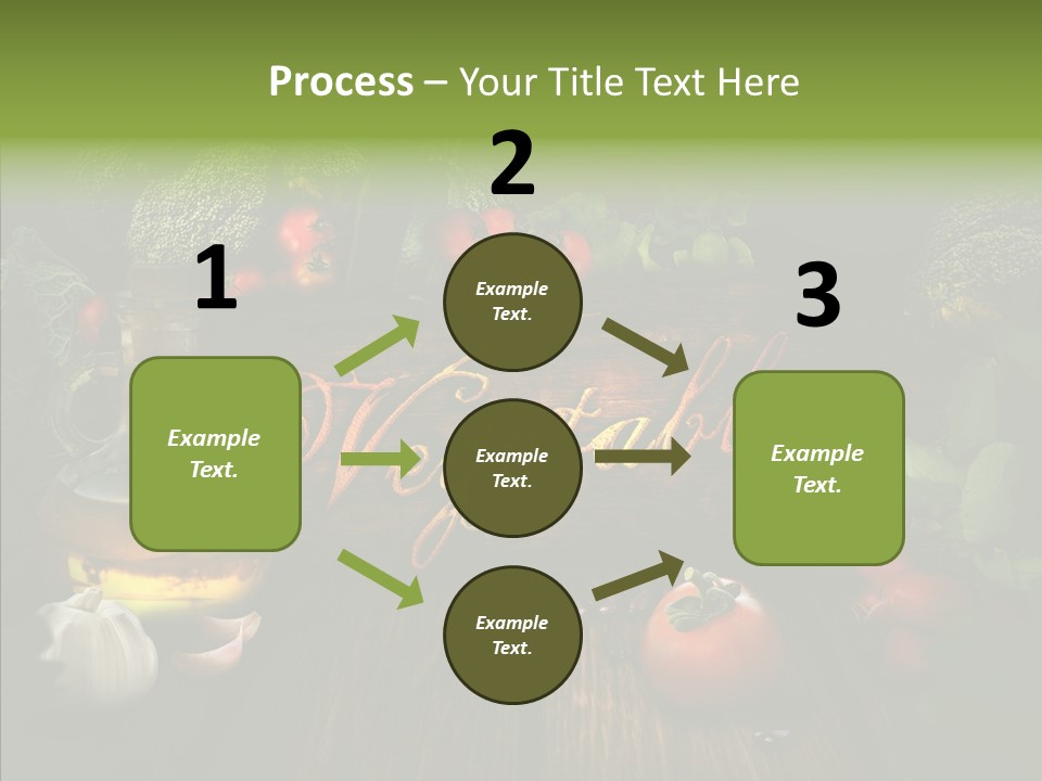Vegetable Natural Collage PowerPoint Template