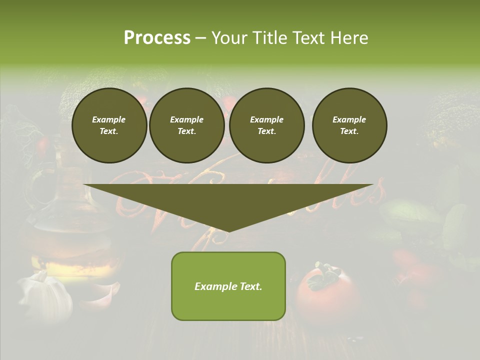 Vegetable Natural Collage PowerPoint Template