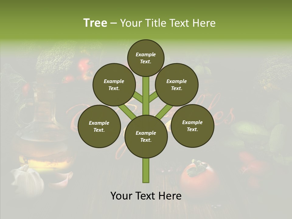 Vegetable Natural Collage PowerPoint Template