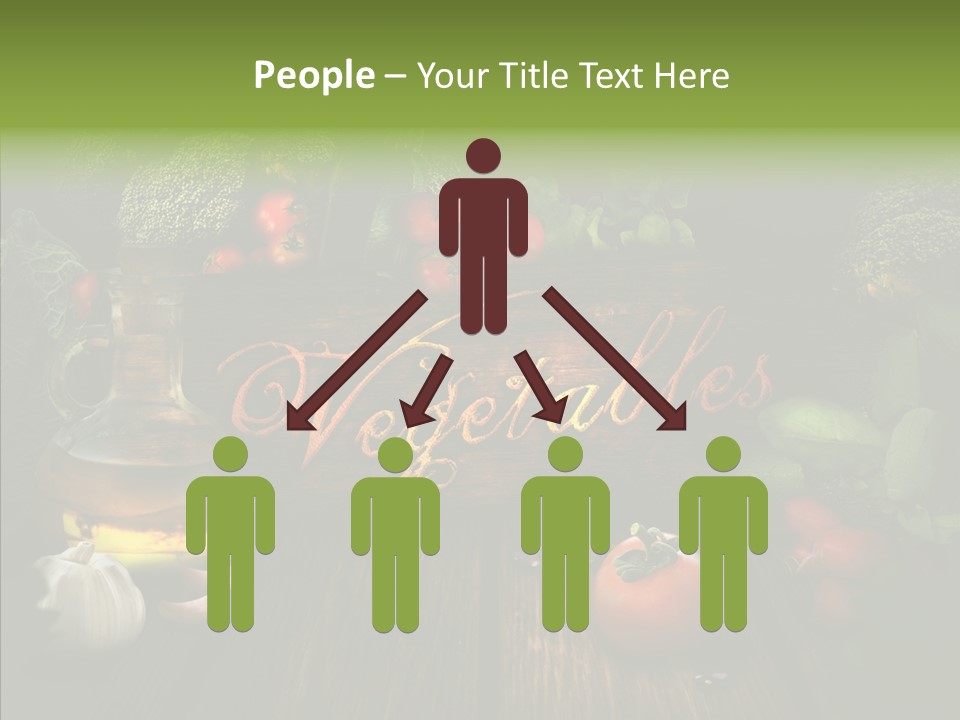 Vegetable Natural Collage PowerPoint Template