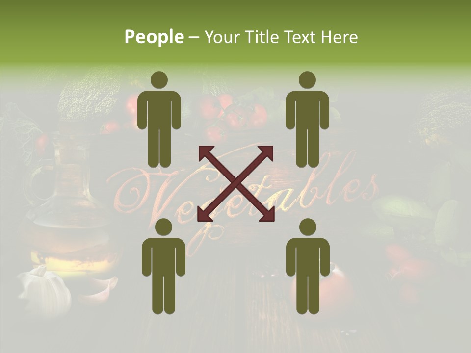 Vegetable Natural Collage PowerPoint Template