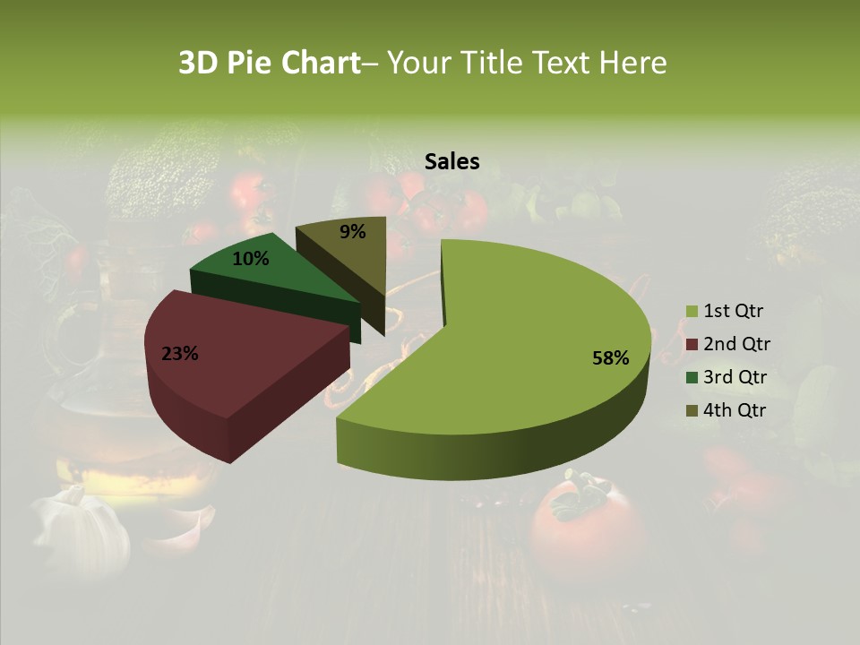 Vegetable Natural Collage PowerPoint Template