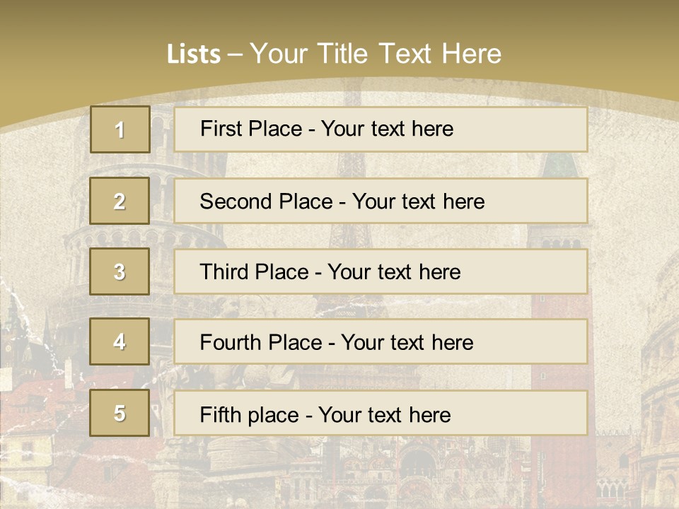 Measurement Graphic Variation PowerPoint Template