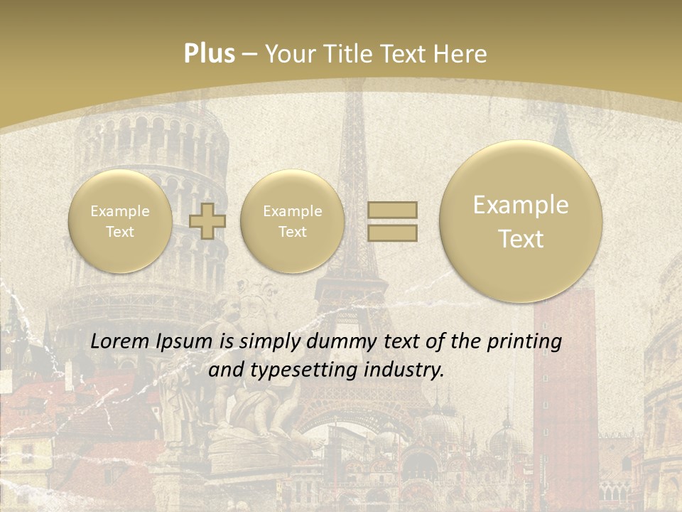 Measurement Graphic Variation PowerPoint Template