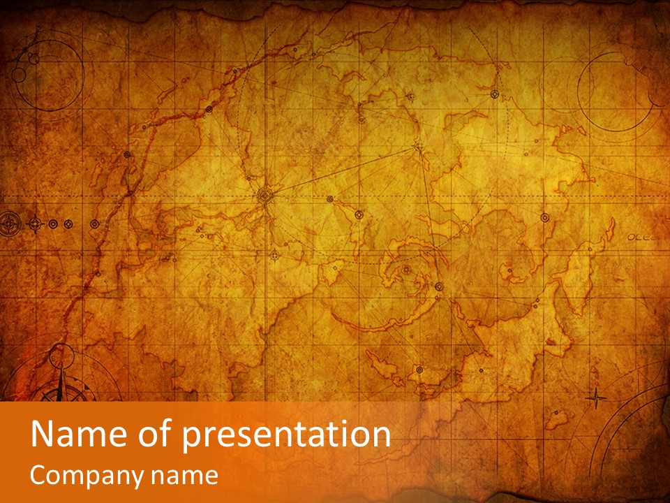 Tale Grunge Crumple PowerPoint Template