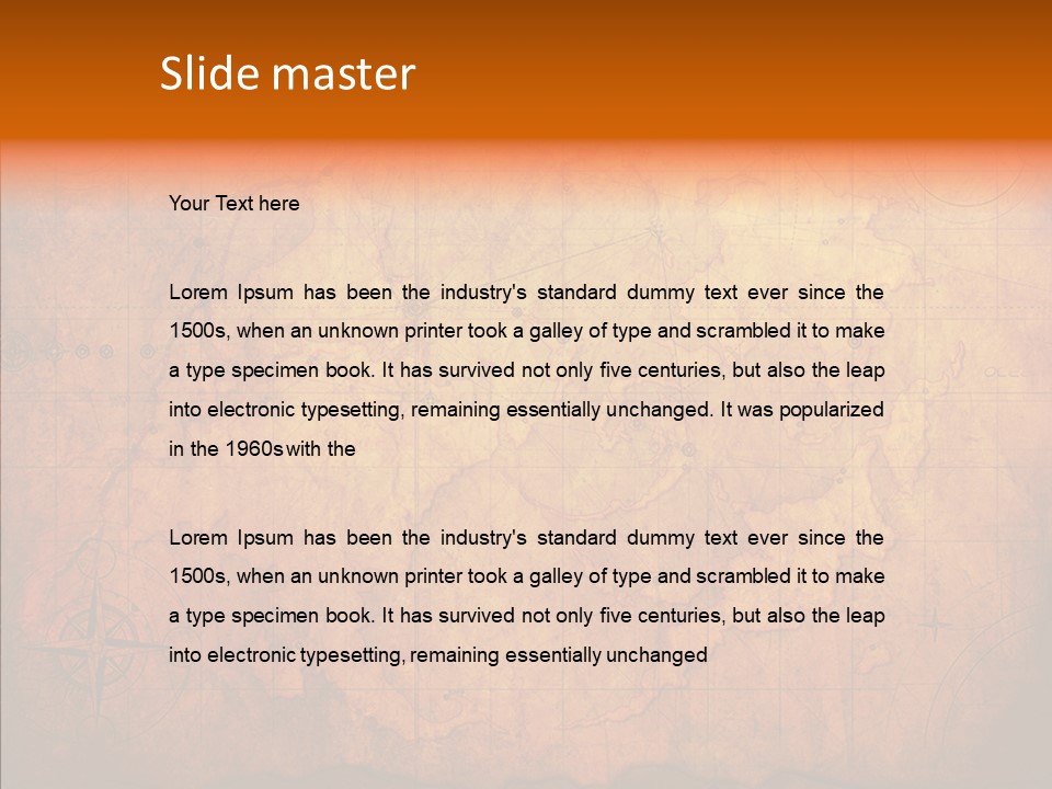 Tale Grunge Crumple PowerPoint Template