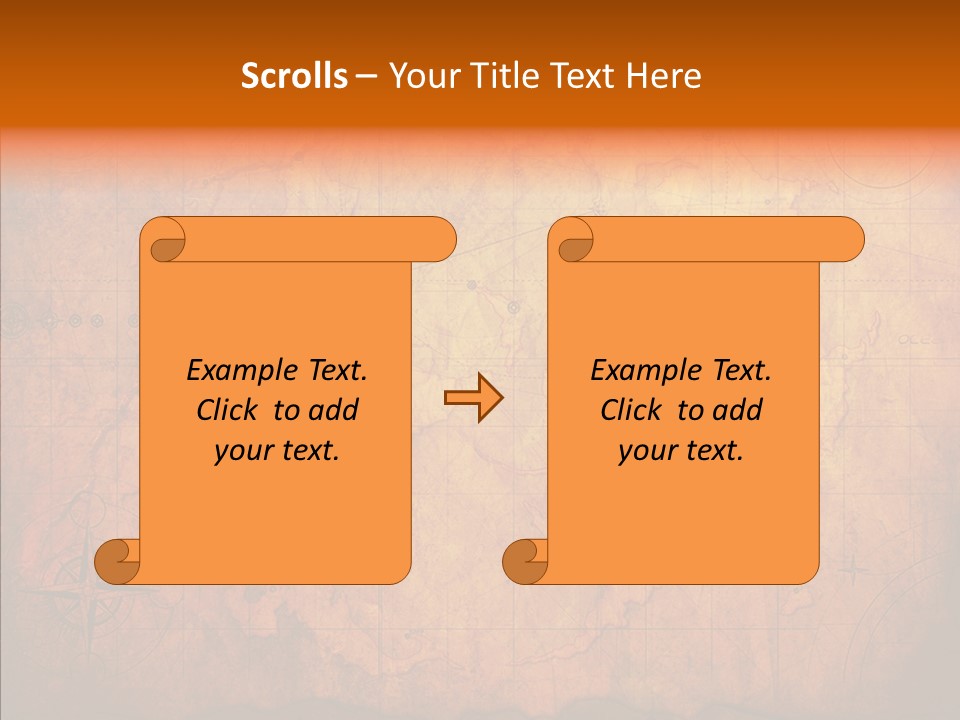 Tale Grunge Crumple PowerPoint Template