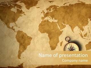 Exploration World Instrument PowerPoint Template