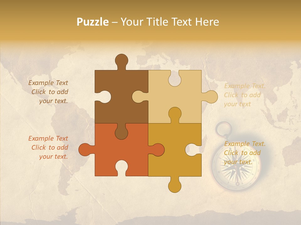 Exploration World Instrument PowerPoint Template