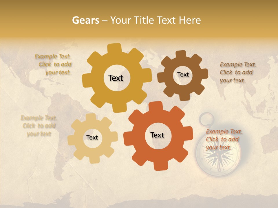 Exploration World Instrument PowerPoint Template