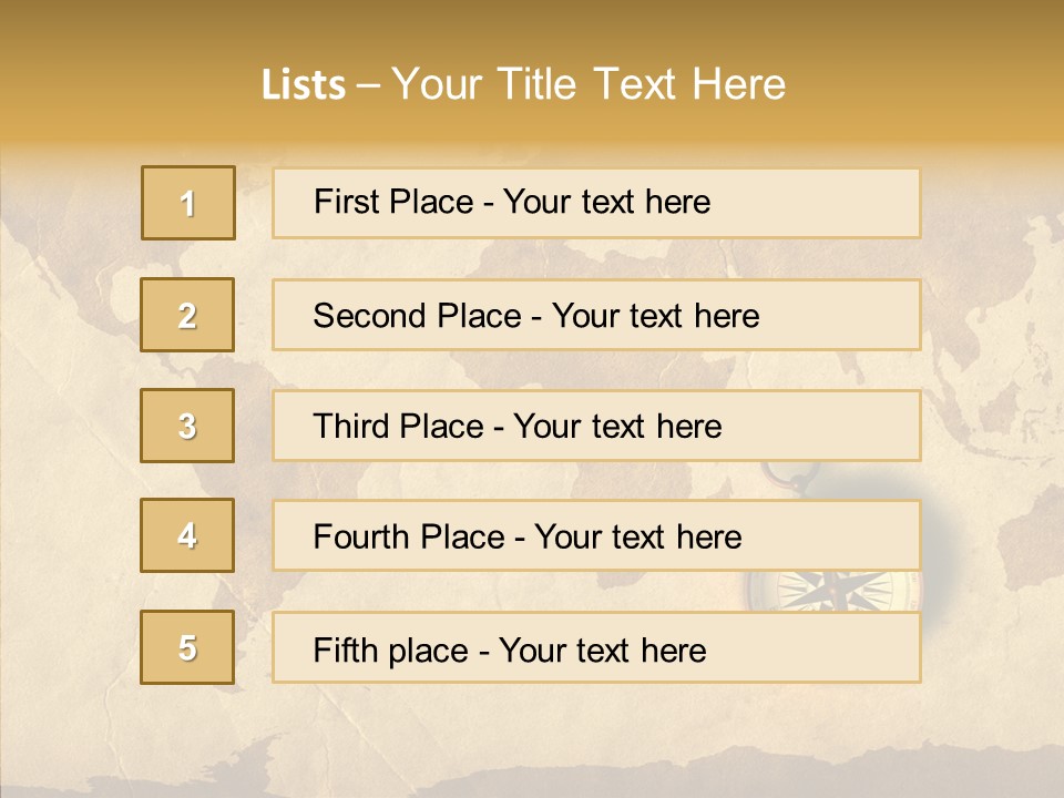 Exploration World Instrument PowerPoint Template