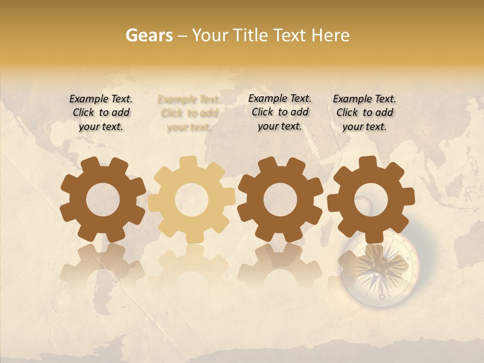 Exploration World Instrument PowerPoint Template