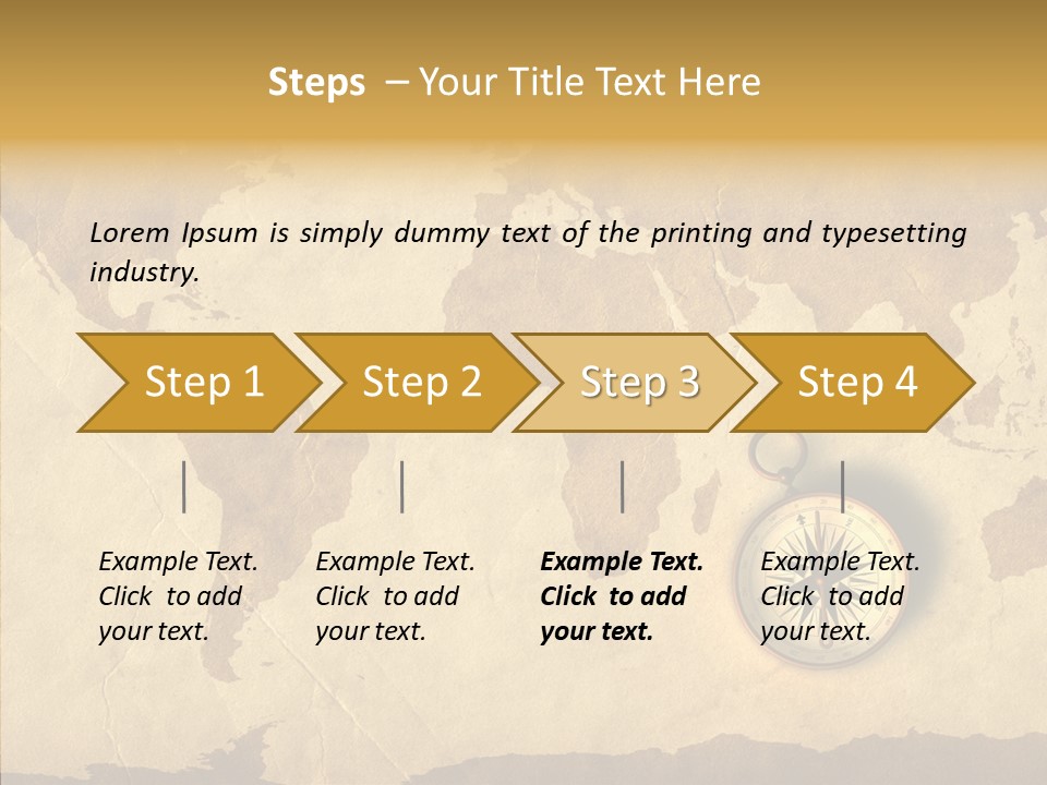 Exploration World Instrument PowerPoint Template