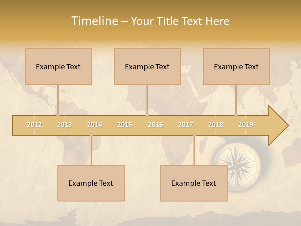 Exploration World Instrument PowerPoint Template