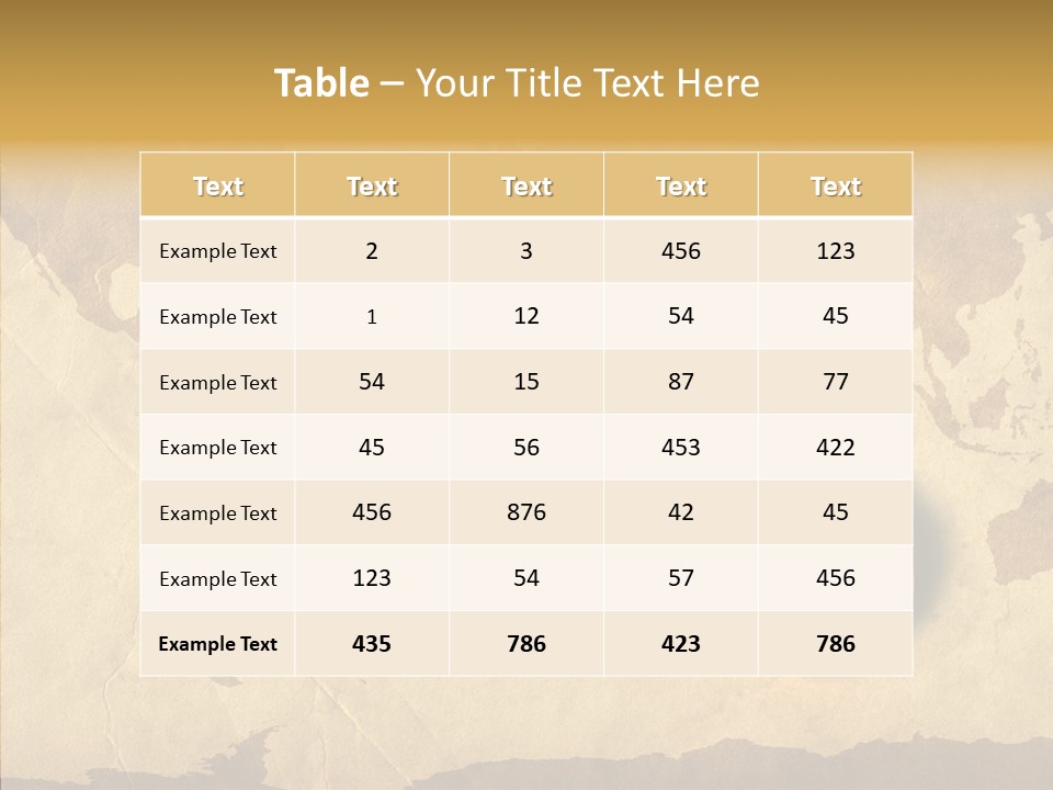 Exploration World Instrument PowerPoint Template