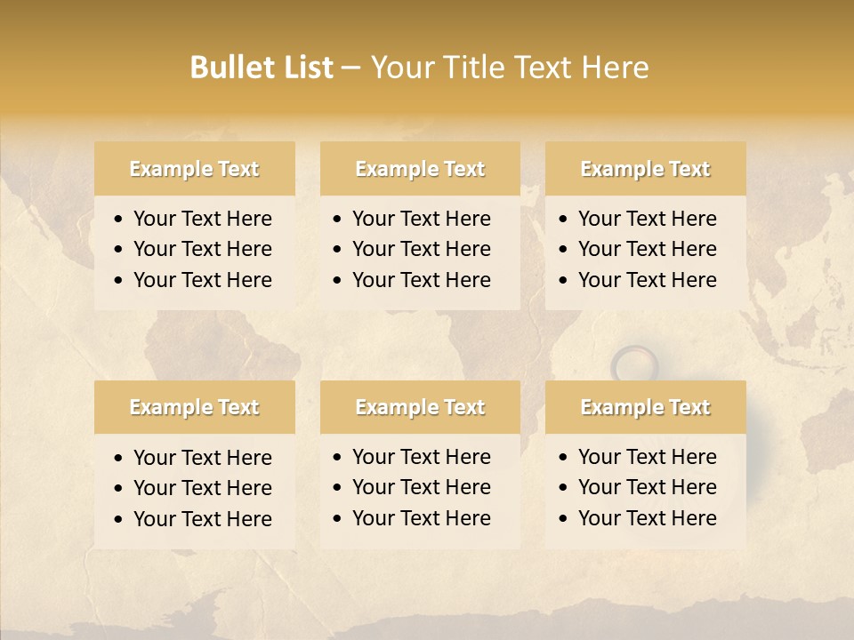 Exploration World Instrument PowerPoint Template