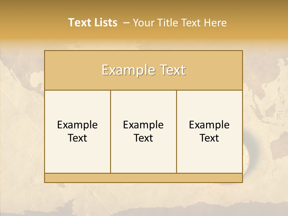 Exploration World Instrument PowerPoint Template