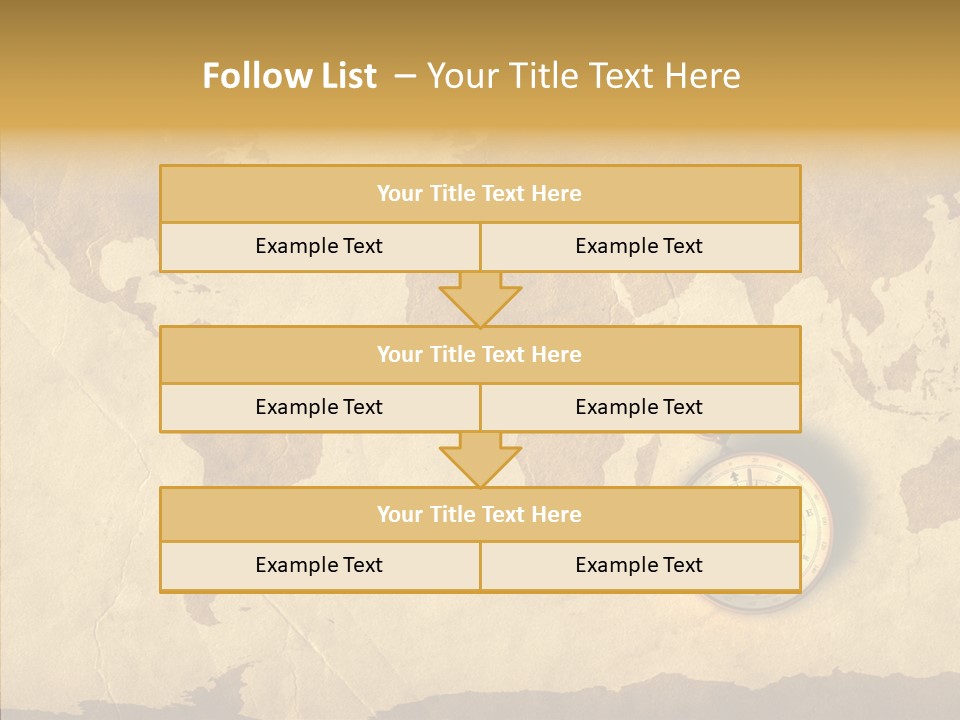 Exploration World Instrument PowerPoint Template
