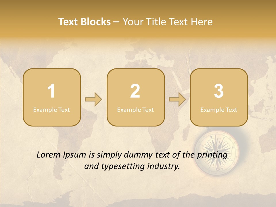 Exploration World Instrument PowerPoint Template