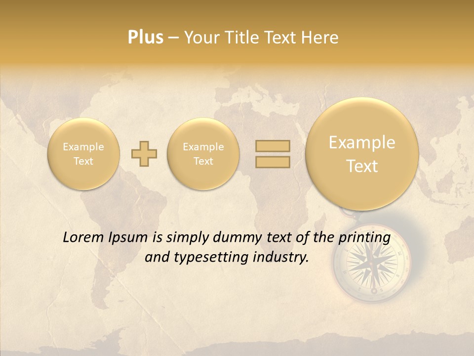 Exploration World Instrument PowerPoint Template