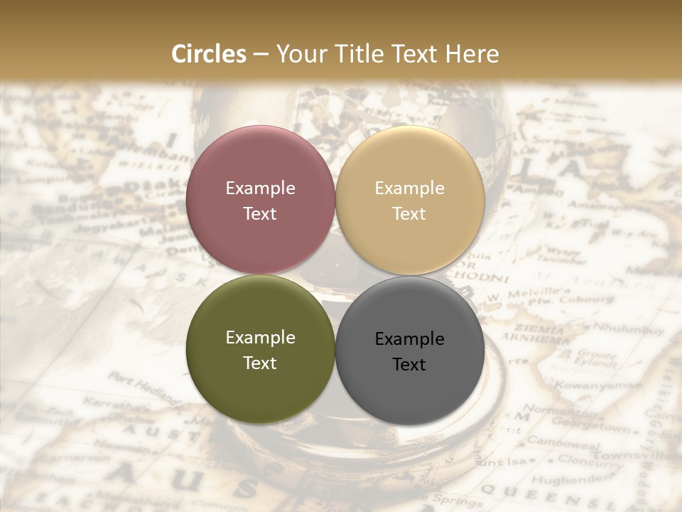 Longitude West Compass PowerPoint Template