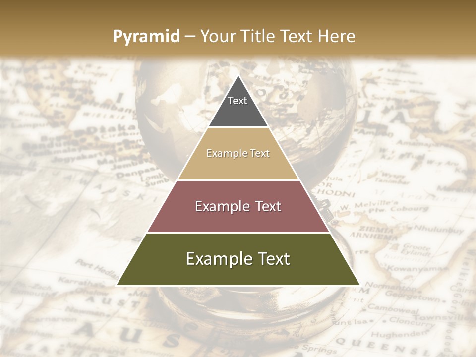 Longitude West Compass PowerPoint Template