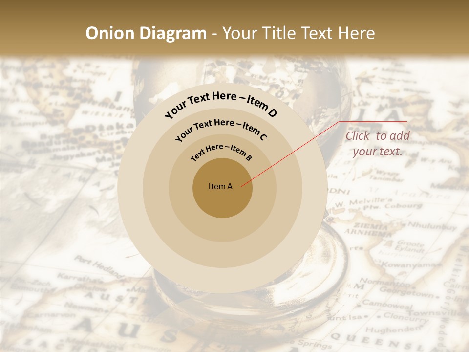 Longitude West Compass PowerPoint Template