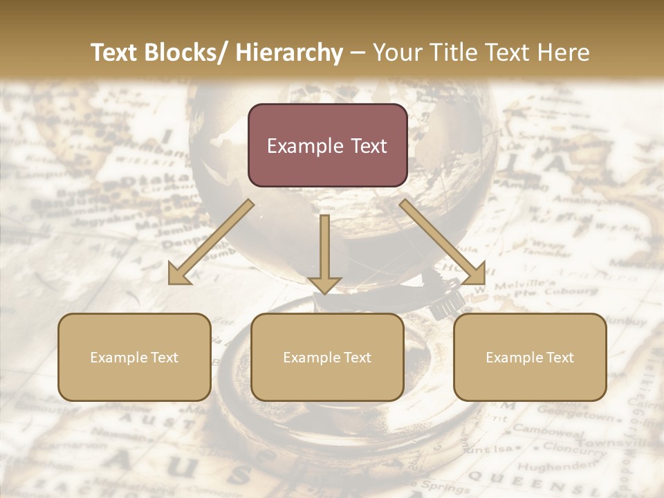 Longitude West Compass PowerPoint Template
