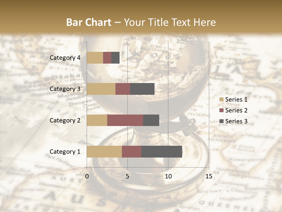 Longitude West Compass PowerPoint Template