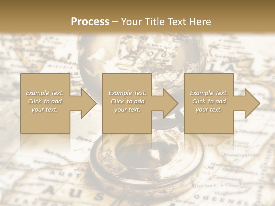 Longitude West Compass PowerPoint Template