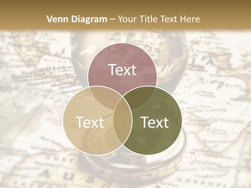 Longitude West Compass PowerPoint Template