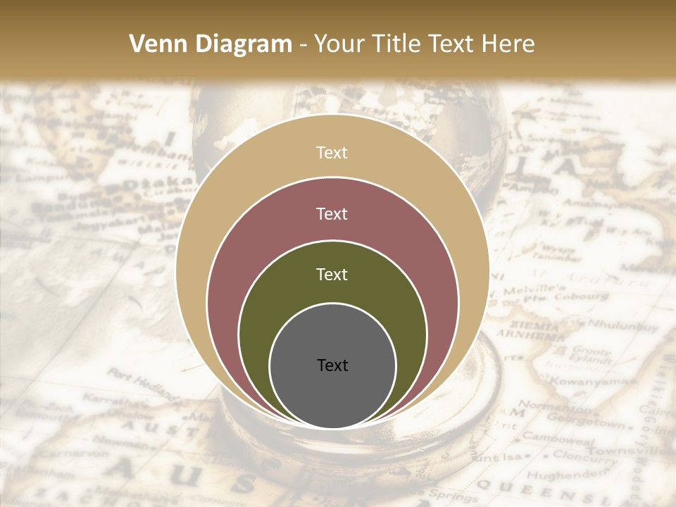 Longitude West Compass PowerPoint Template