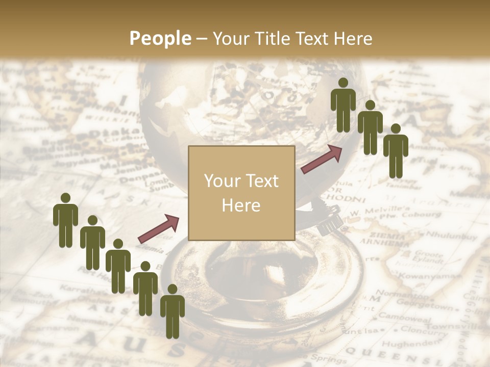 Longitude West Compass PowerPoint Template