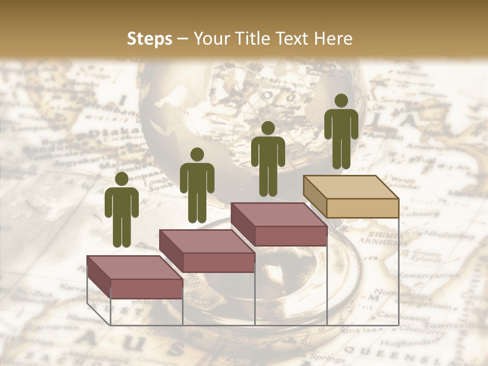 Longitude West Compass PowerPoint Template