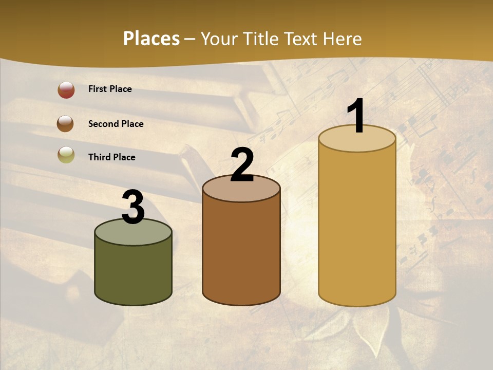 Melody Burnt Black PowerPoint Template