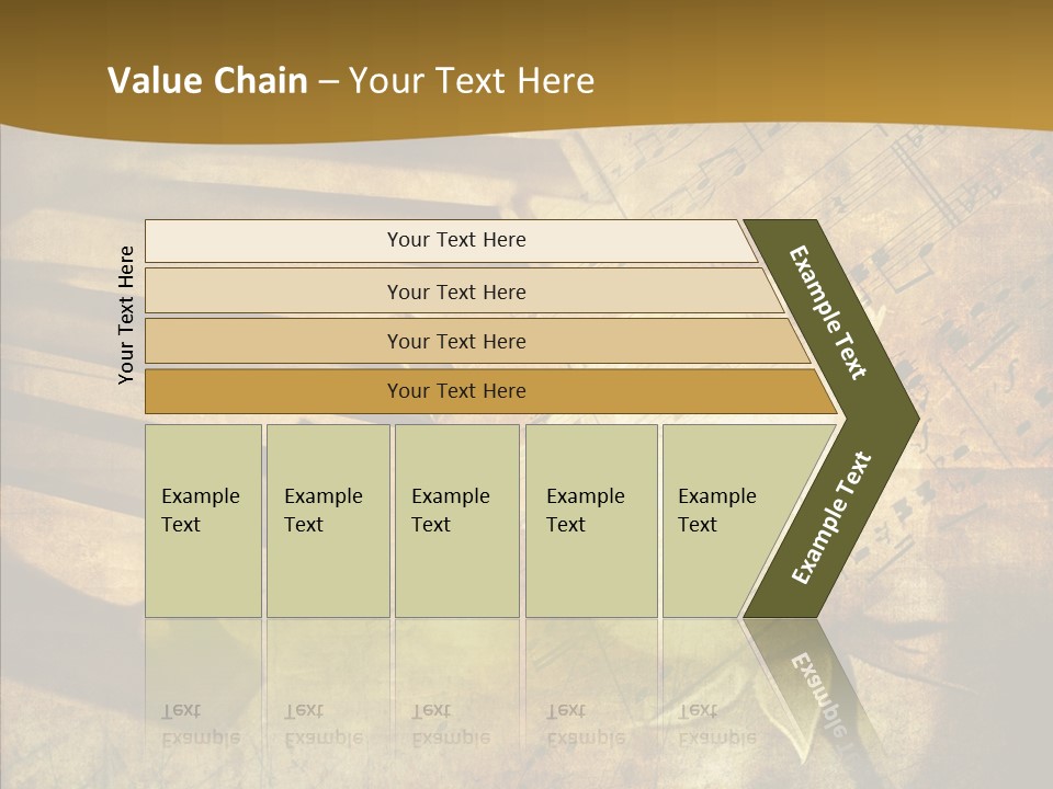 Melody Burnt Black PowerPoint Template