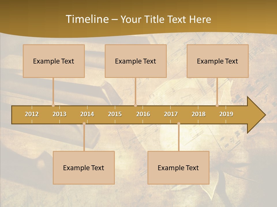 Melody Burnt Black PowerPoint Template