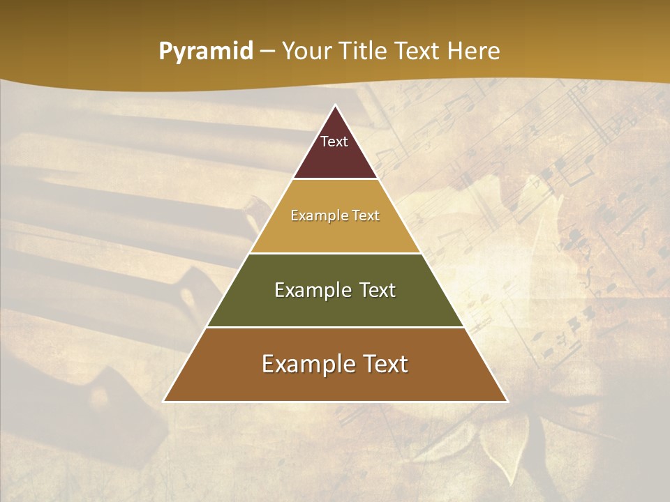 Melody Burnt Black PowerPoint Template