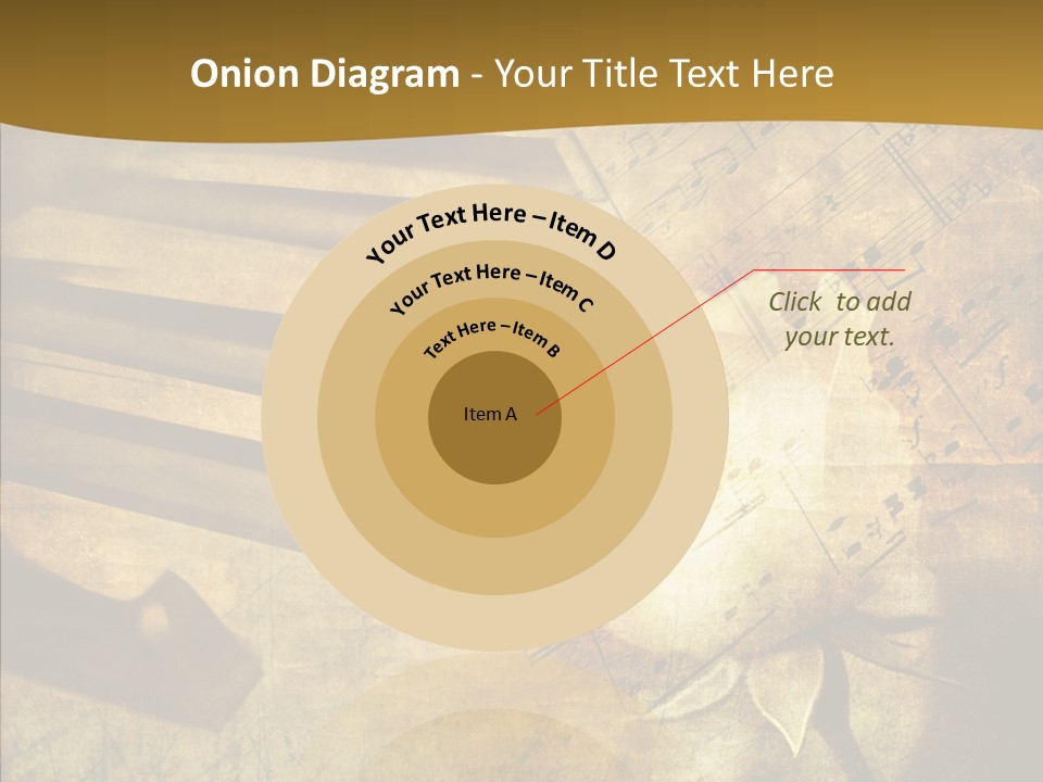 Melody Burnt Black PowerPoint Template