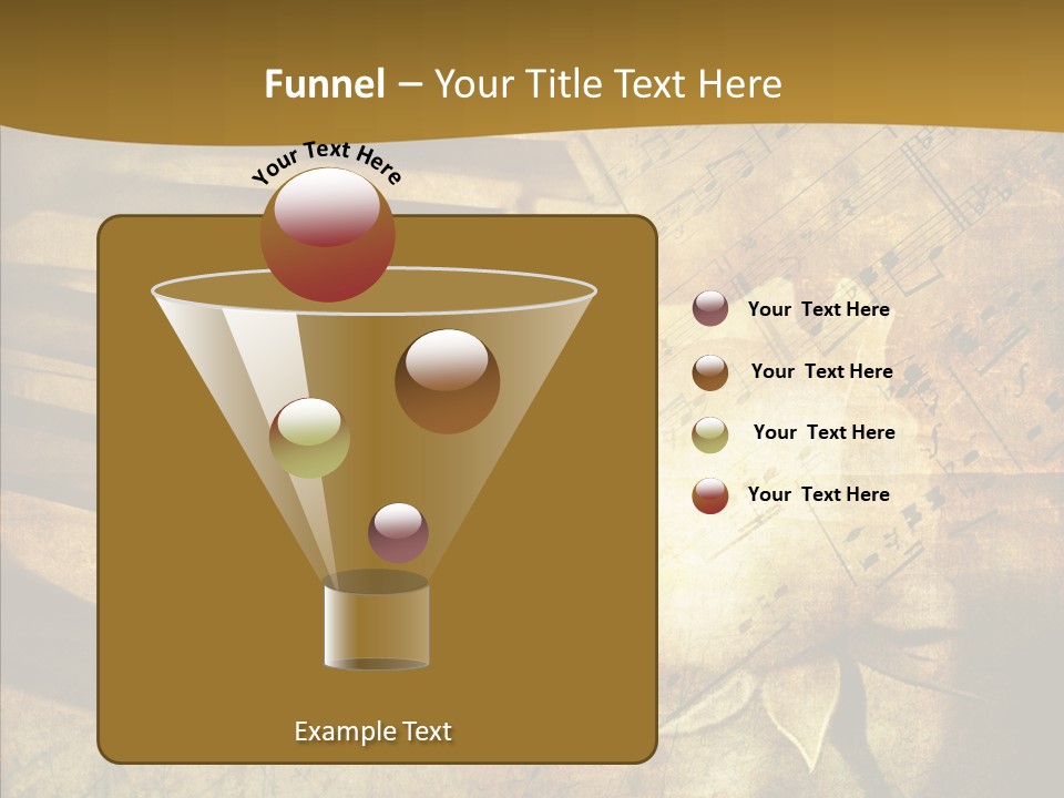 Melody Burnt Black PowerPoint Template