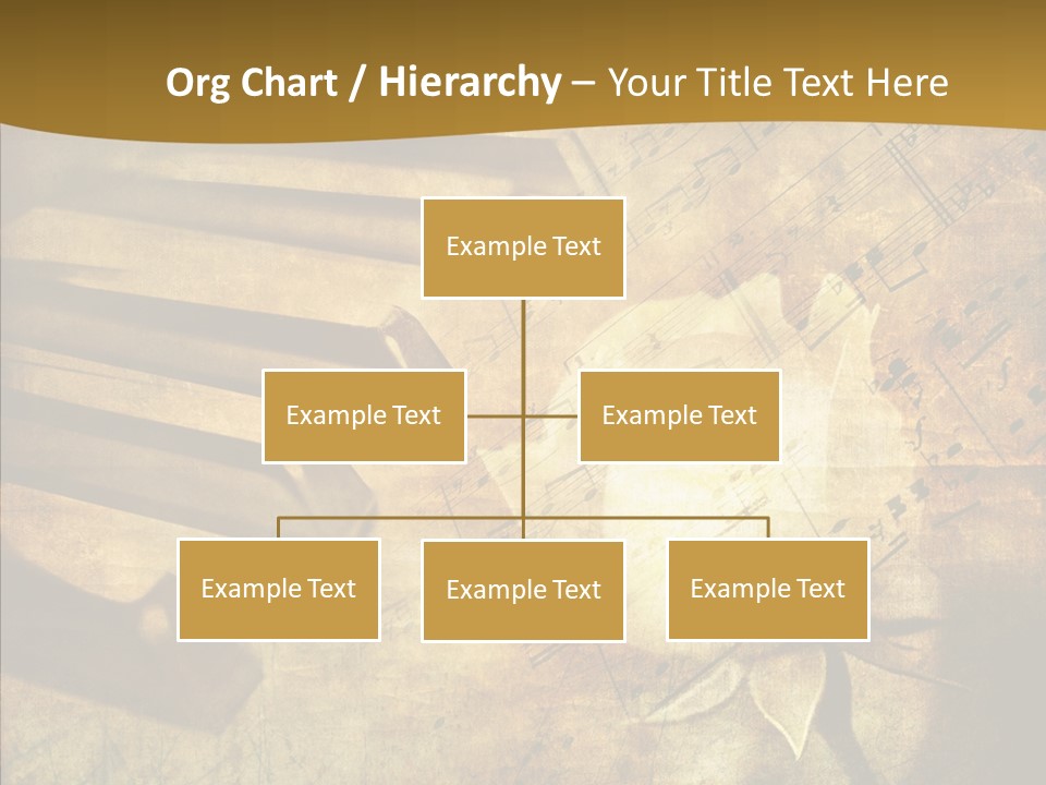 Melody Burnt Black PowerPoint Template